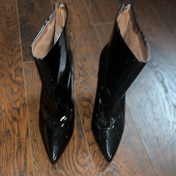 H&M Premium Patten Leather Boots Size 8.5 - Picture 11 of 14